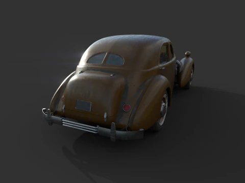 Abandoned Car 69 3D Model