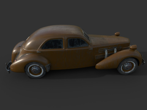 Покинуте авто 69 3D Модель