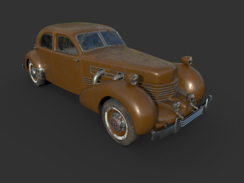 Покинуте авто 69 3D Модель