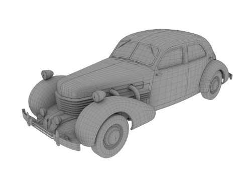 Покинуте авто 69 3D Модель