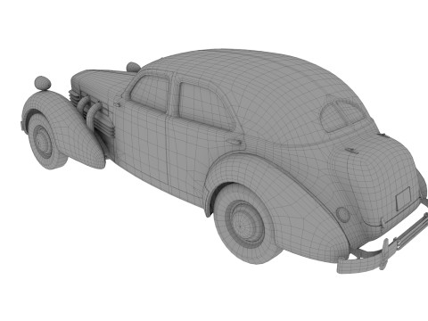 Покинуте авто 69 3D Модель