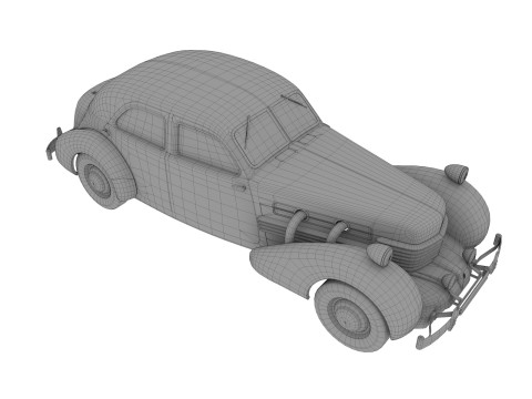 Покинуте авто 69 3D Модель