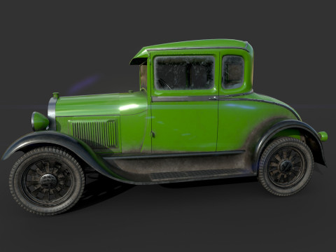 Классический автомобиль 3D Модель