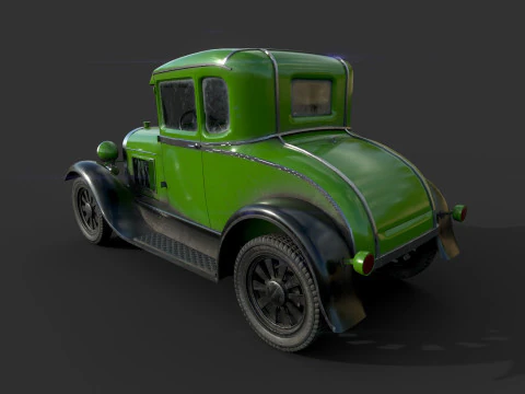 Classic Car 3D Model