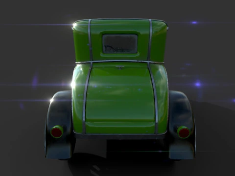 Classic Car 3D Model