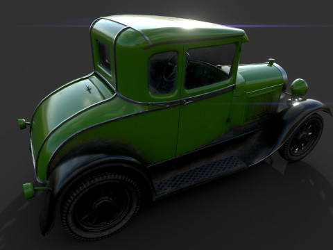 Классический автомобиль 3D Модель