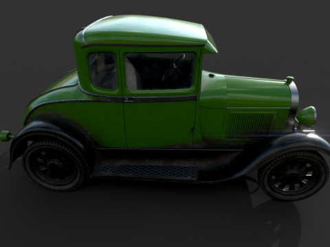 Классический автомобиль 3D Модель