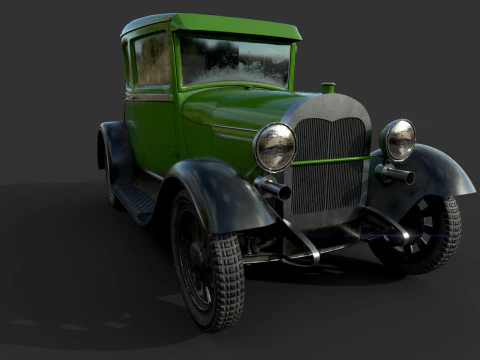 Classic Car 3D Model