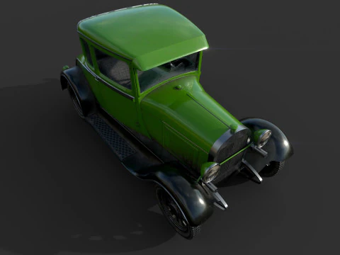 Classic Car 3D Model