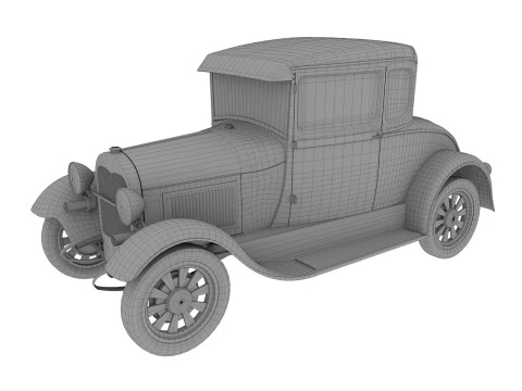 Classic Car 3D Model
