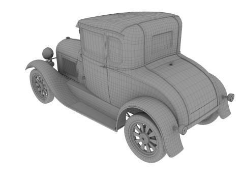 Классический автомобиль 3D Модель