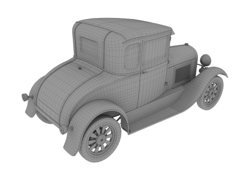 Классический автомобиль 3D Модель