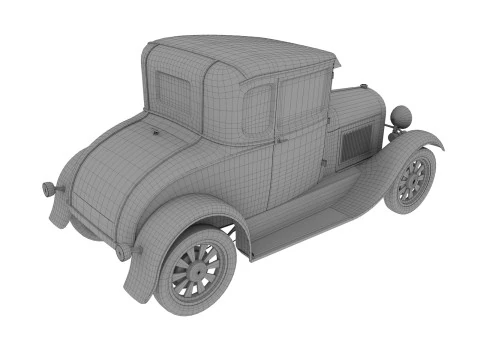 Classic Car 3D Model