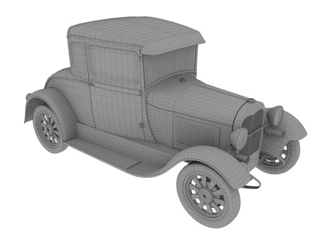 Classic Car 3D Model