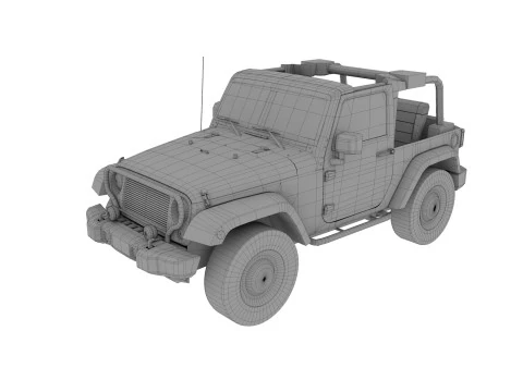 Abandoned Car 64 3D Model
