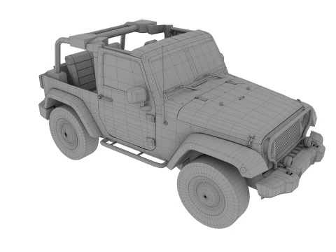 Abandoned Car 64 3D Model