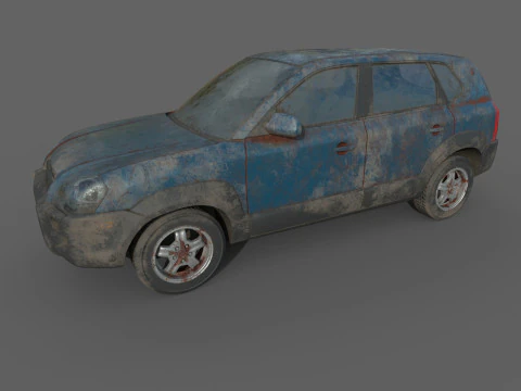 Abandoned Car 63 3D Model