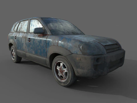 Abandoned Car 63 3D Model