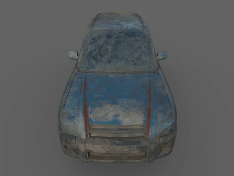 Abandoned Car 63 3D Model