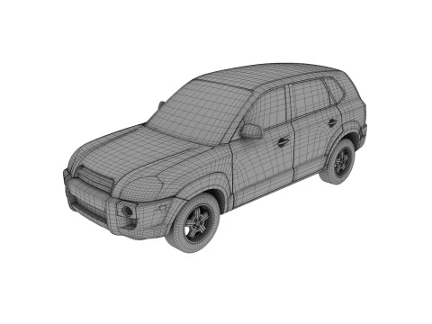 Abandoned Car 63 3D Model