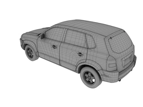 Abandoned Car 63 3D Model