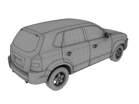 Abandoned Car 63 3D Model