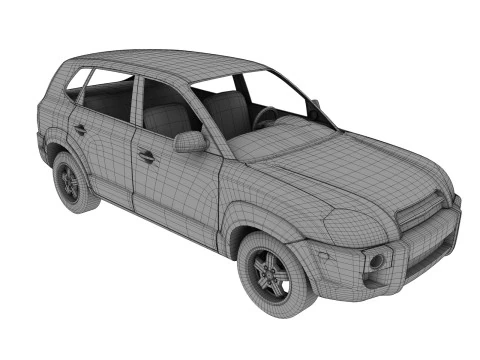 Abandoned Car 63 3D Model