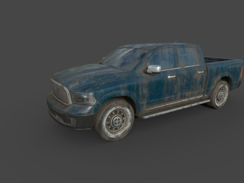 Porzucony samoch&oacute;d 63 Model 3D