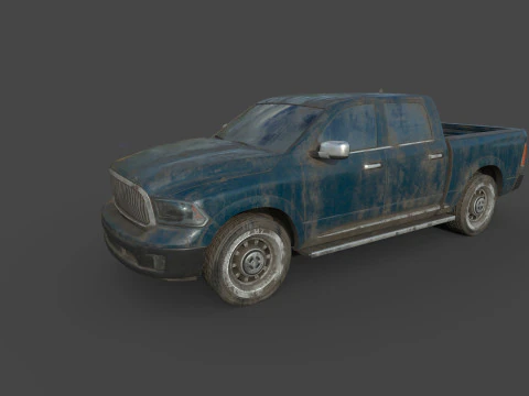 Abandoned Car 63 3D Model