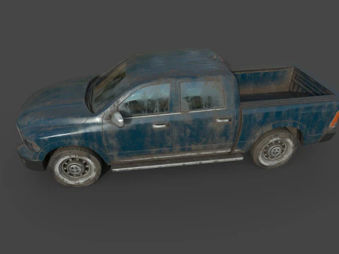 Abandoned Car 63 3D Model