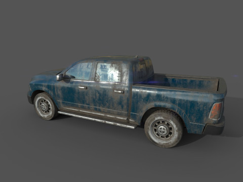 Porzucony samoch&oacute;d 63 Model 3D