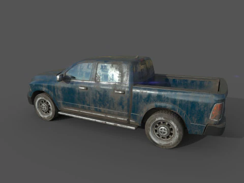 Abandoned Car 63 3D Model