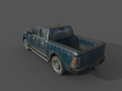 Abandoned Car 63 3D Model