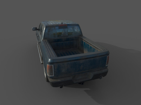 Porzucony samoch&oacute;d 63 Model 3D