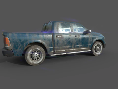 Abandoned Car 63 3D Model