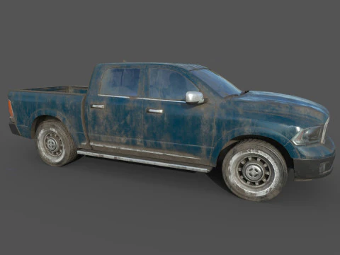 Abandoned Car 63 3D Model