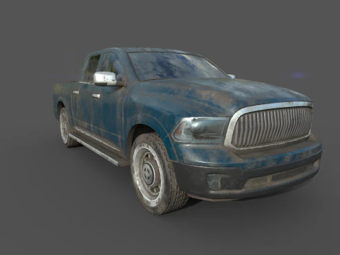 Abandoned Car 63 3D Model