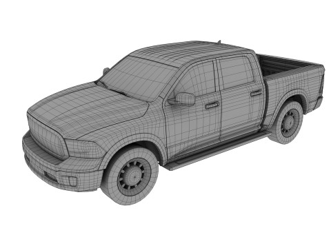 Porzucony samoch&oacute;d 63 Model 3D