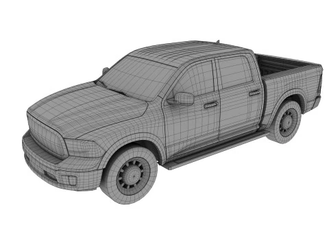 Abandoned Car 63 3D Model