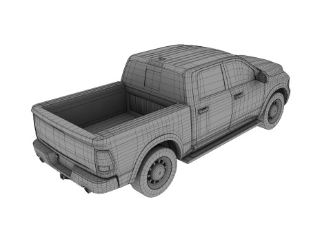 Porzucony samoch&oacute;d 63 Model 3D