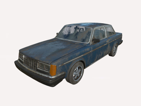 Abandoned Car 58 3D Model