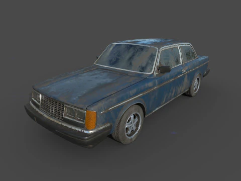 Abandoned Car 58 3D Model