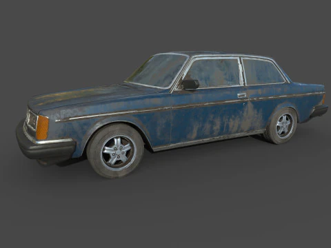 Abandoned Car 58 3D Model