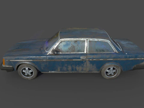Abandoned Car 58 3D Model
