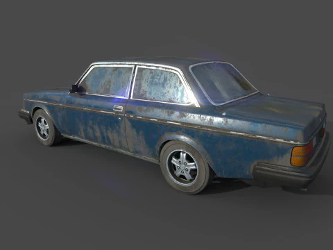 Abandoned Car 58 3D Model