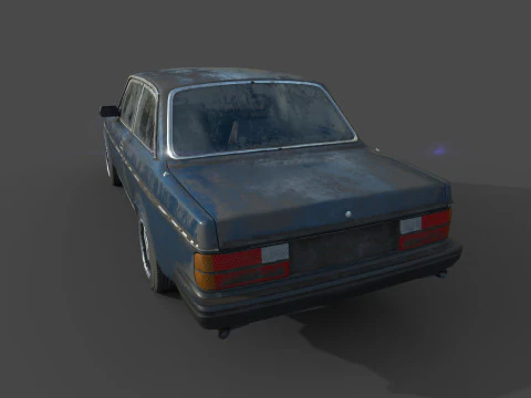 Abandoned Car 58 3D Model