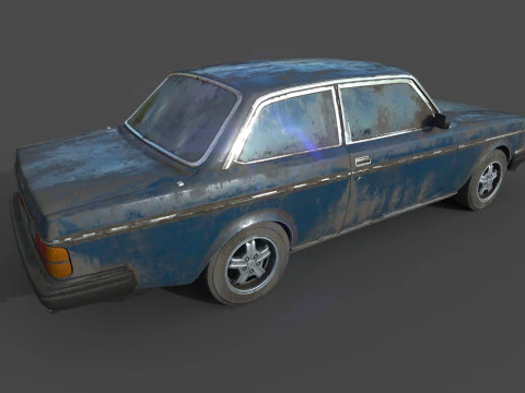 Abandoned Car 58 3D Model