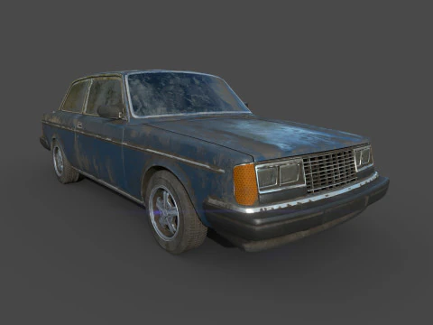 Abandoned Car 58 3D Model