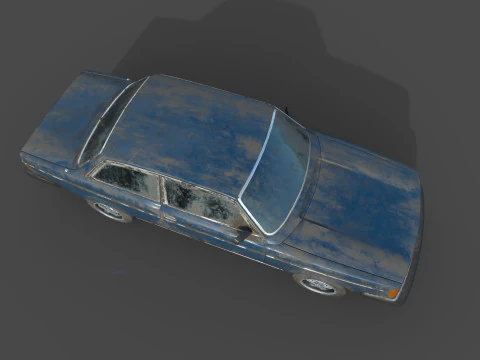 Abandoned Car 58 3D Model