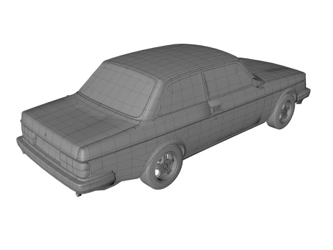 Abandoned Car 58 3D Model